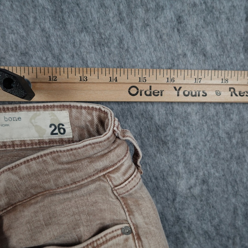Rag Bone Jeans Women 26 Light Pink Dre Low Rise Slim Boyfriend Denim - Picture 7 of 15